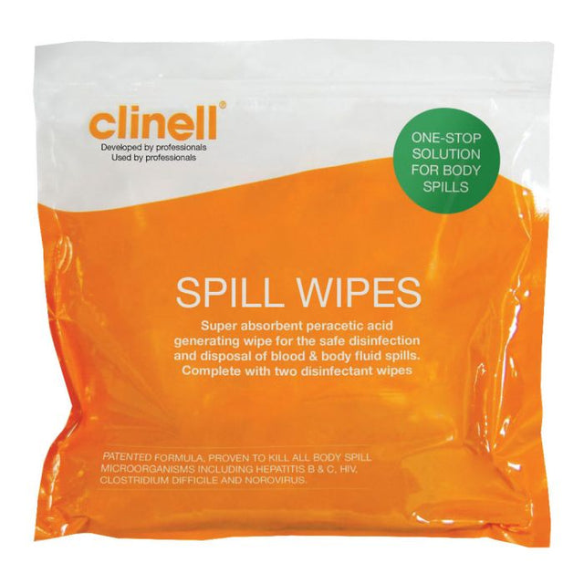 Clinell Spill Wipes (40 x 40cm)