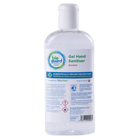 Bioguard Surgical Hand Gel Bottle (250ml)