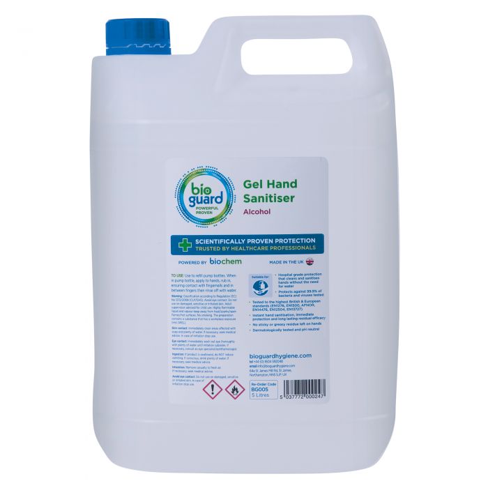 Bioguard Surgical Hand Gel (5 Litre)