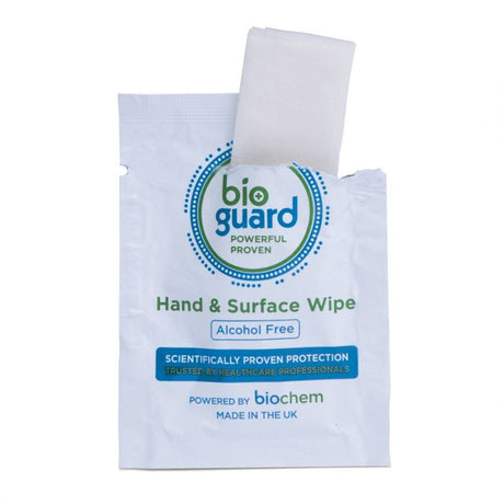 Bioguard Light Duty Hand & Surface Wipes Sachet (Single)