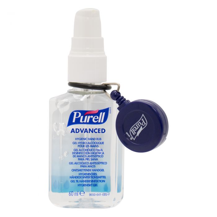 Purell Hygienic Hand Rub with Retractable Belt Clip (60ml)