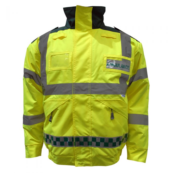 Sanitäter EMT High Vis Jacke – EN471 Klasse 3, Neon-gelb, Leicht & Reflektierend