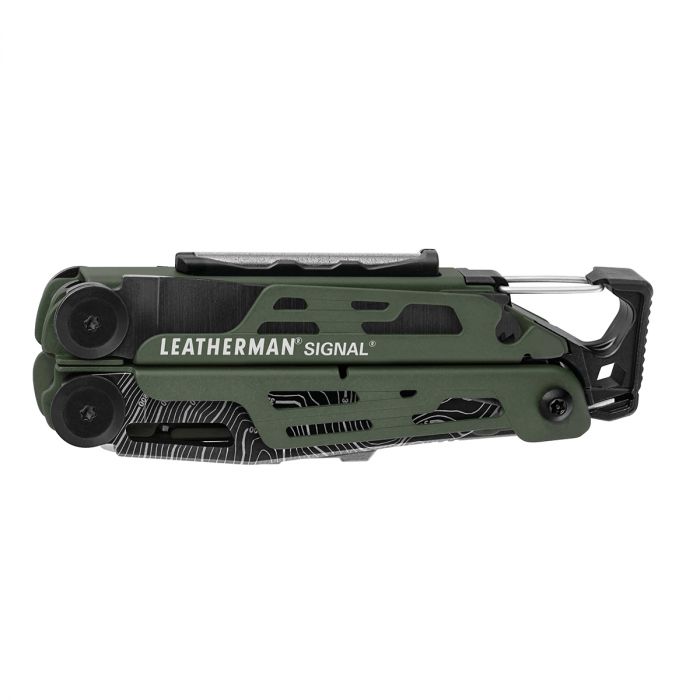 Leatherman Signal Topo Green Multi-Tool (with Nylon Sheath) (Customised)