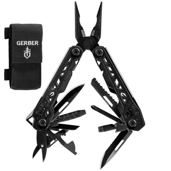 Gerber Truss Multi-Tool (Black w/ Sheath) (Customised)