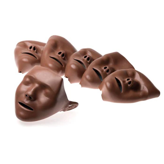 Laerdal Little Anne Stackable QCPR Face Skin - 6 Pack (Dark)