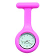 Pink Silicone Analogue Fob Watch