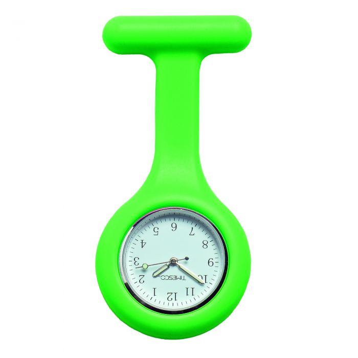 Green Silicone Analogue Fob Watch – MedTree - Main Image