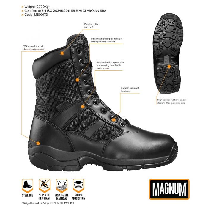 Magnum Panther 8.0 Steel Toe Boots