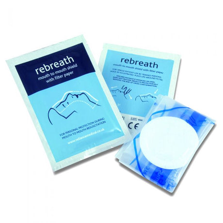 Rebreath CPR Face Shield (with Filter Paper)