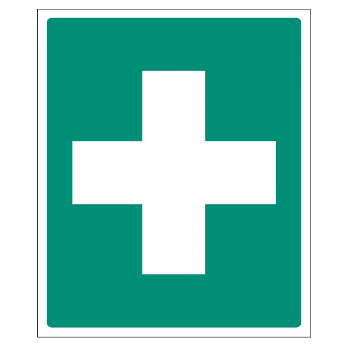 First Aid Locator Sign - Adhesive (600 x 450mm)