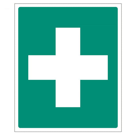 First Aid Locator Sign - Adhesive (600 x 450mm)