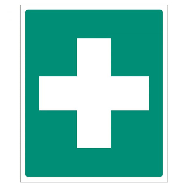 First Aid Locator Sign - Adhesive (600 x 450mm)