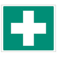 First Aid + Cross Sign - Adhesive (150 x 110mm)