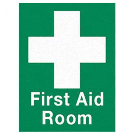 First Aid Room + Cross - Adhesive (400 x 300mm)