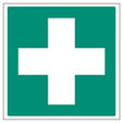 First Aid Cross Sign - Adhesive (100 x 100mm)