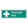 First Aid + Cross Sign - Adhesive (300 x 100mm)