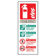 Fire Guidance Sign (Foam Spray)