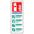 Fire Guidance Sign (ABC Powder)