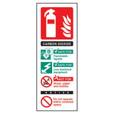 Fire Guidance Sign (Carbon Dioxide)