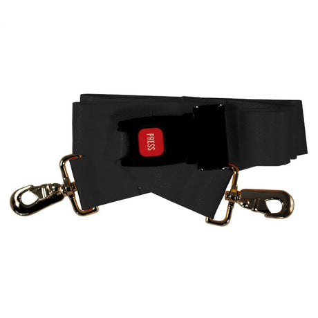 Speed Clip Restraint Strap with Seat Belt Buckle