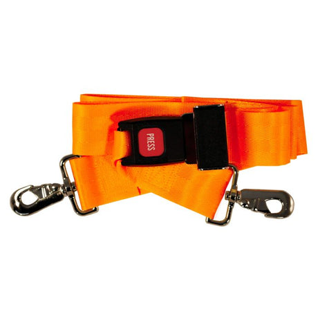 Speed Clip Restraint Strap with Seat Belt Buckle