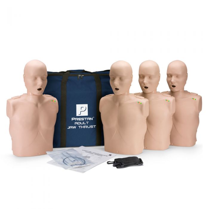 Prestan Adult Jaw Thrust Manikin with CPR Monitor (Pack of 4)