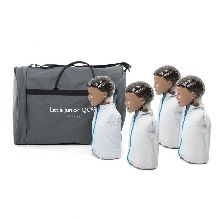 Laerdal Little Junior QCPR Training Manikin (Pack of 4 - Dark)