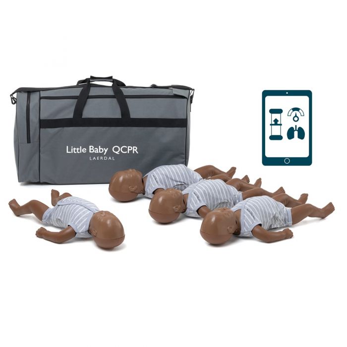 Laerdal Baby Anne QCPR Training Manikin - Dark Skin (Pack of 4)