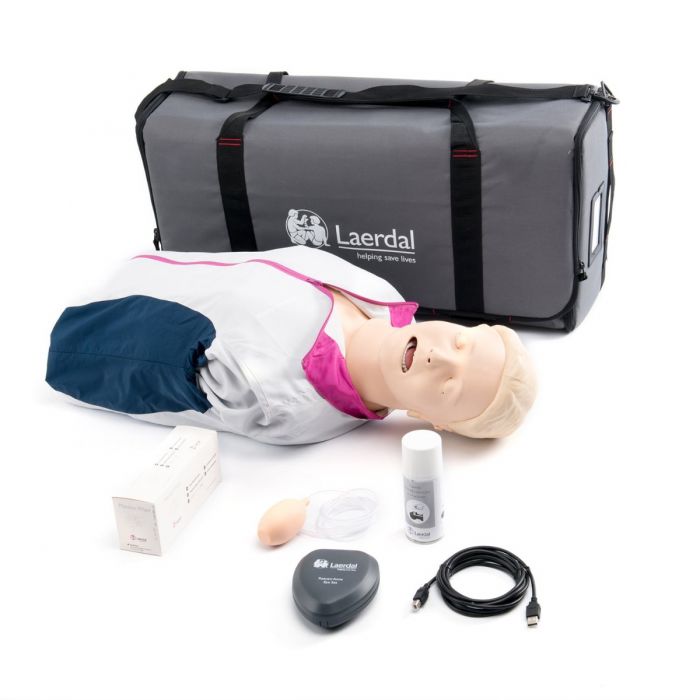 Laerdal Resusci Anne QCPR Manikin Rechargeable (Torso with Airway Head)