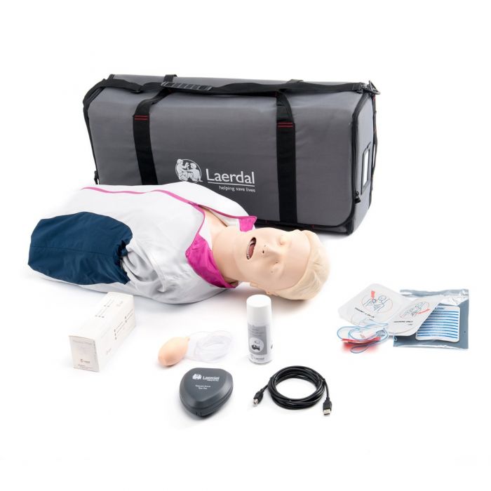 Laerdal Resusci Anne QCPR AED Manikin Rechargeable (Torso with Airway Head)