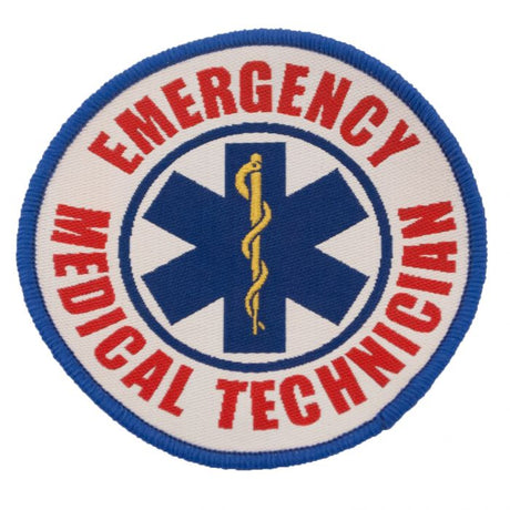 9cm Embroidered Patch (Star of Life - EMT)