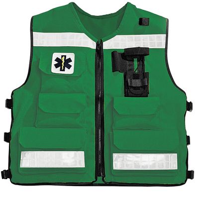 DynaMed EMS Utility Vest - Green (X Large)