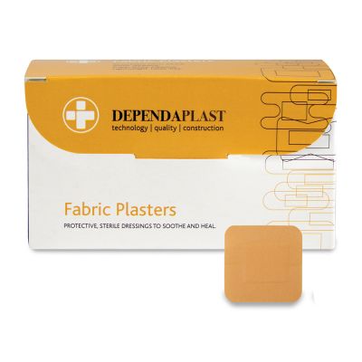 Fabric Plasters - 4 x 4cm (Box of 100)