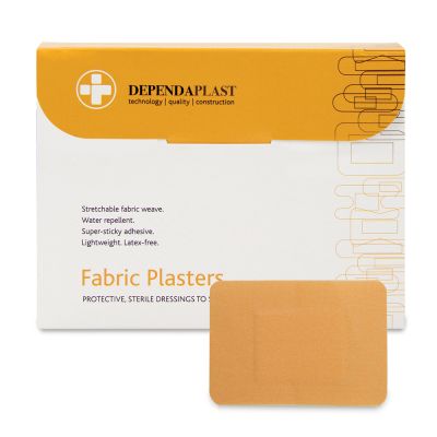 Fabric Plasters - 7.5 x 5cm (Box of 50)
