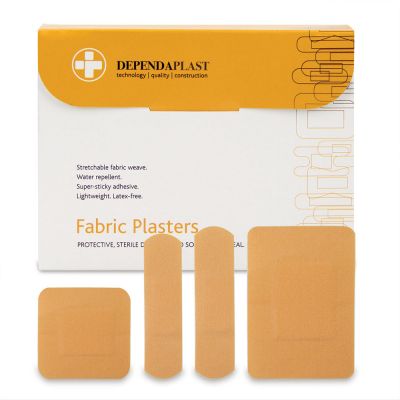 Fabric Plasters - Assorted (Box of 100)
