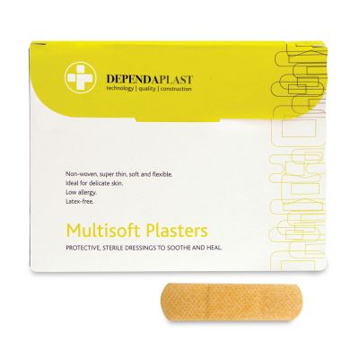 Multisoft Plasters - 7.5 x 2.5cm (Box of 100)
