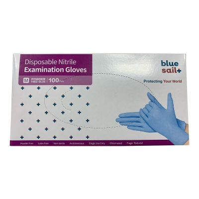 Nitrile Powder-Free Examination Gloves (Box)