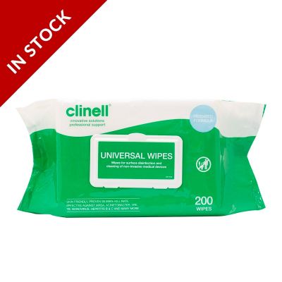 Clinell Universal Disinfectant Wipes (200)