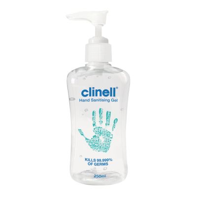 Clinell Hand Sanitising Alcohol Gel (250ml) 