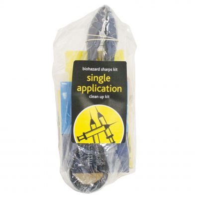 Biohazard Sharps Clean Up Kit Refill (Single Application)