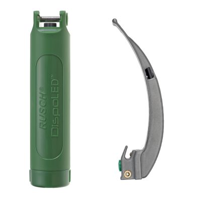 Polaris Fibre Optic Disposable Laryngoscope Blade + Handle (Mac) 
