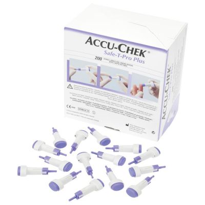 ACCU-CHEK Safe-T-Pro Plus Lancets (Box of 200)