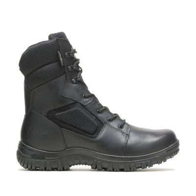 Bates Maneuver 8in WP Side Zip Boots (Black) 