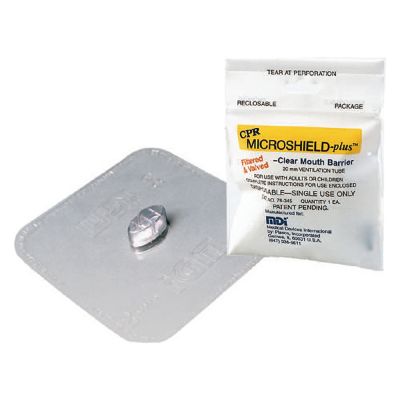 Microshield Plus CPR Barrier with Tamper Evident Pouch