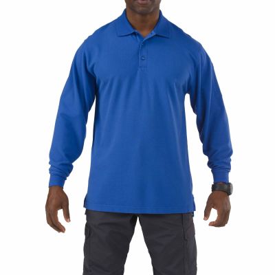5.11 Professional Polo Shirt - L/S - 2X Large (Academy Blue)