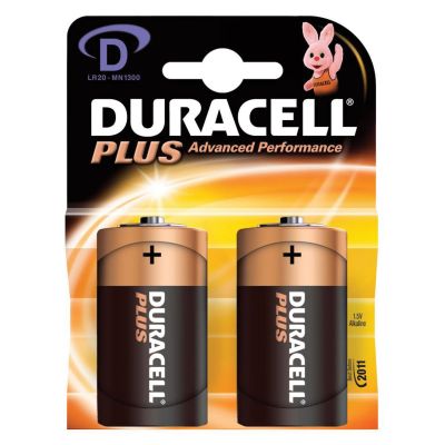 D Batteries (Pack of 2)