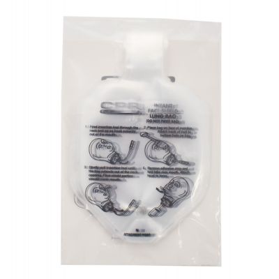 CPR Prompt Face Shield/Lung Bags - Infant (Pack of 100)